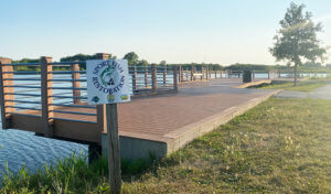 ADA-accessible fishing pier