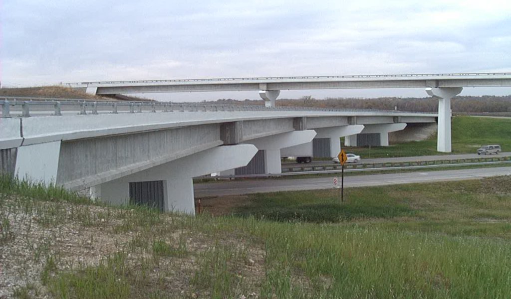 complex interstate overpass systems