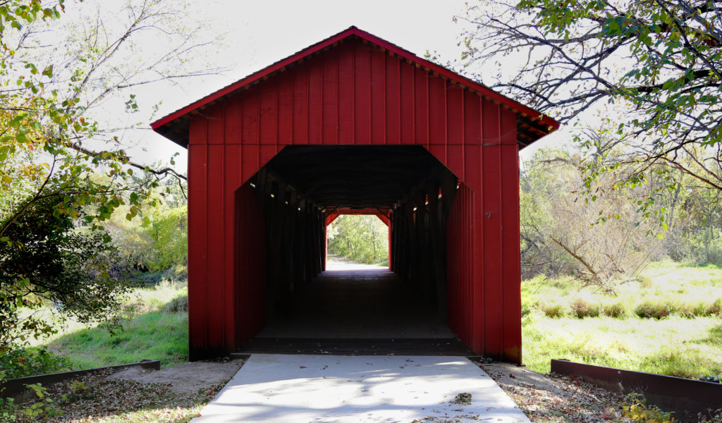 Red Covered Bridge Easter Lake Trail