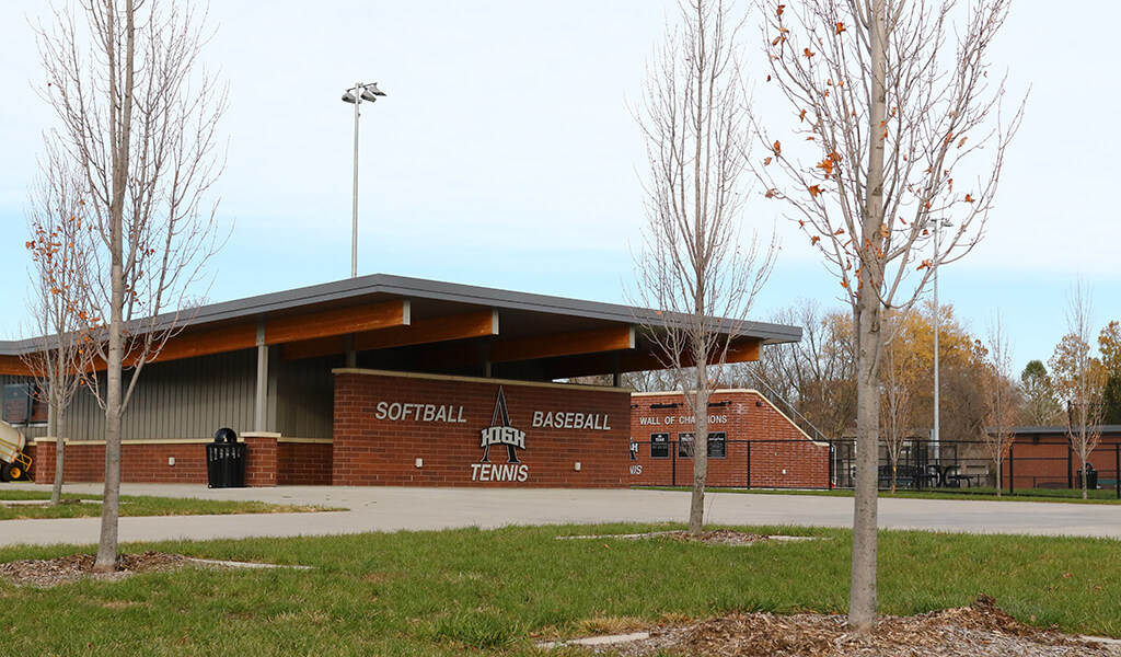 Athletic high school complex