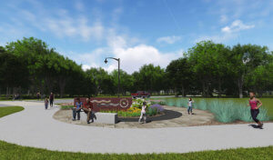Northwest River District proposed park improvements.