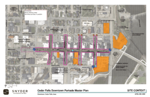 Project area plans for Cedar Falls Parkade