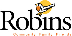 City of Robins, IA logo.