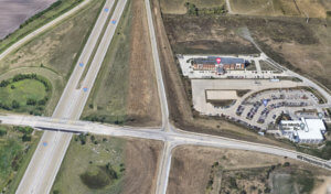 Google maps of I-35 bridge in Iowa