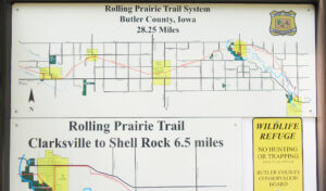 Map of the Rolling Prairie Trail System