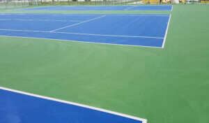 Tennis court material