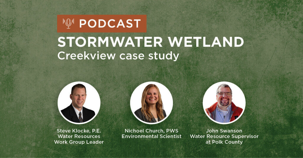 Creekview Stormwater Wetland Urban Conservation Practices