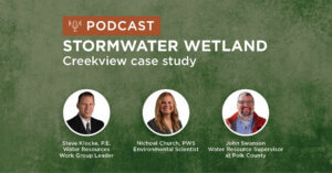 Creekview Stormwater Wetland Urban Conservation Practices