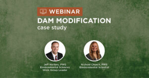 green background title dam modification case study webinar