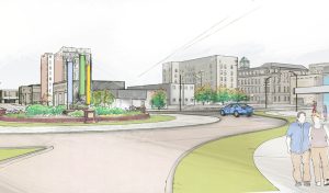 Fort Dodge Iowa Roundabout