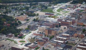 aerial view of crosstown connector