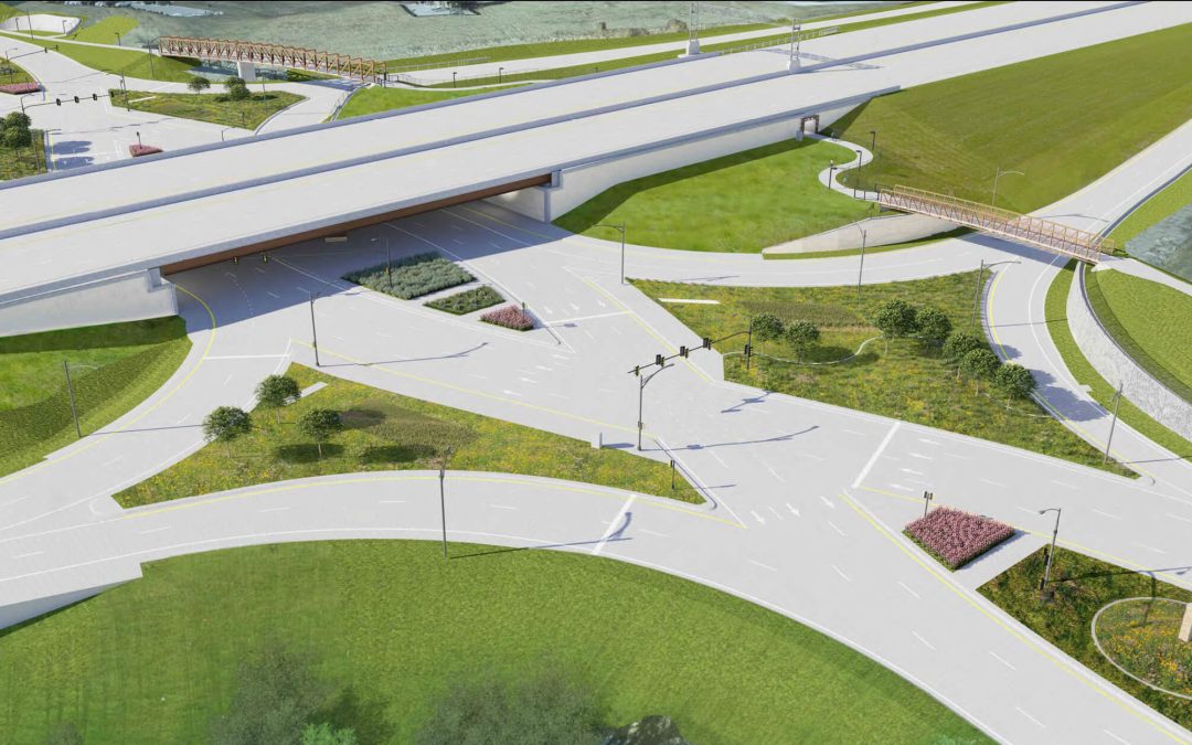 Progress on the Interstate 35/80 & U.S. 6 Diverging Diamond Interchange Upgrade