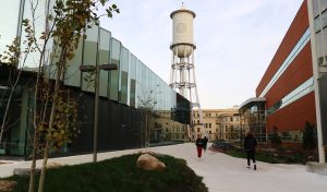 Water tower on Iowa State's Campus