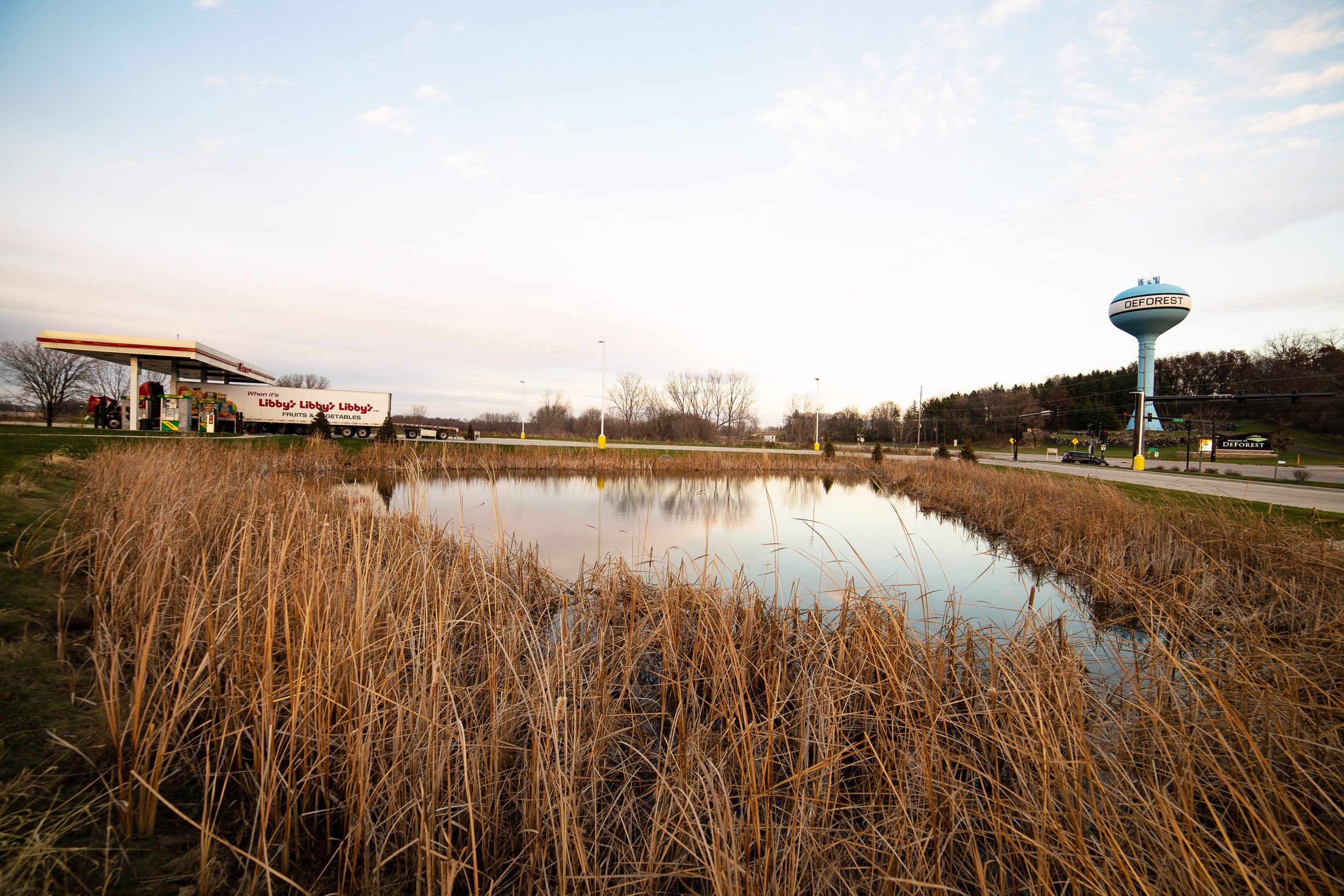 bio-retention basin enhances stormwater mitigation satisfy local requirements