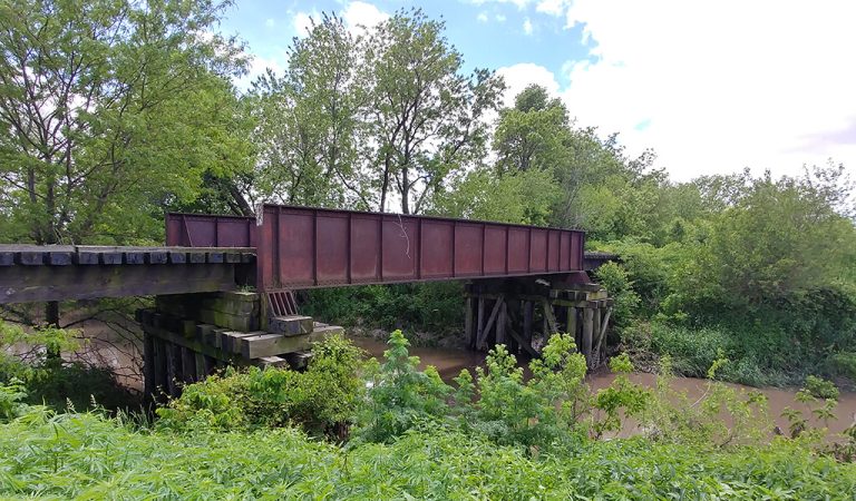 |Bridge Drainage Crossing||||||Group of people walking a trail||