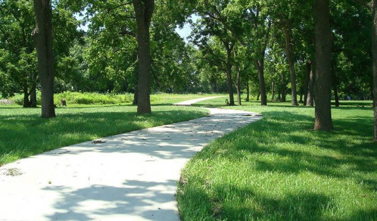 A portion of the Raccon River Valley Trail located in Minburn