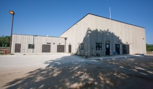 front entrance of new water treatment facility