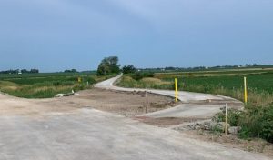 S shape alignment for Trail in Iowa