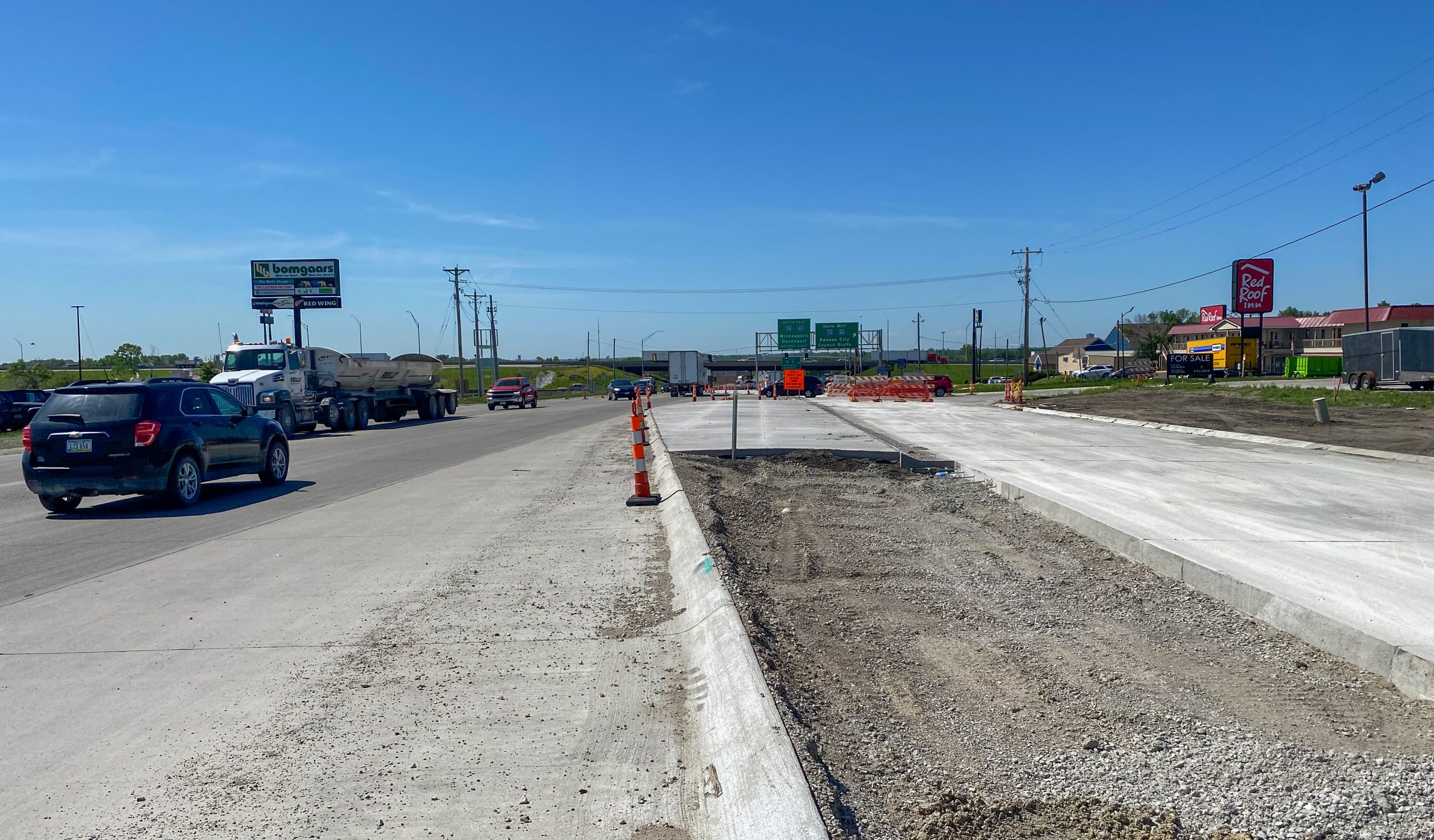 Access management roadway construction