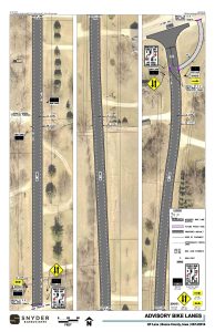 snyder & associates rendering of bike lanes