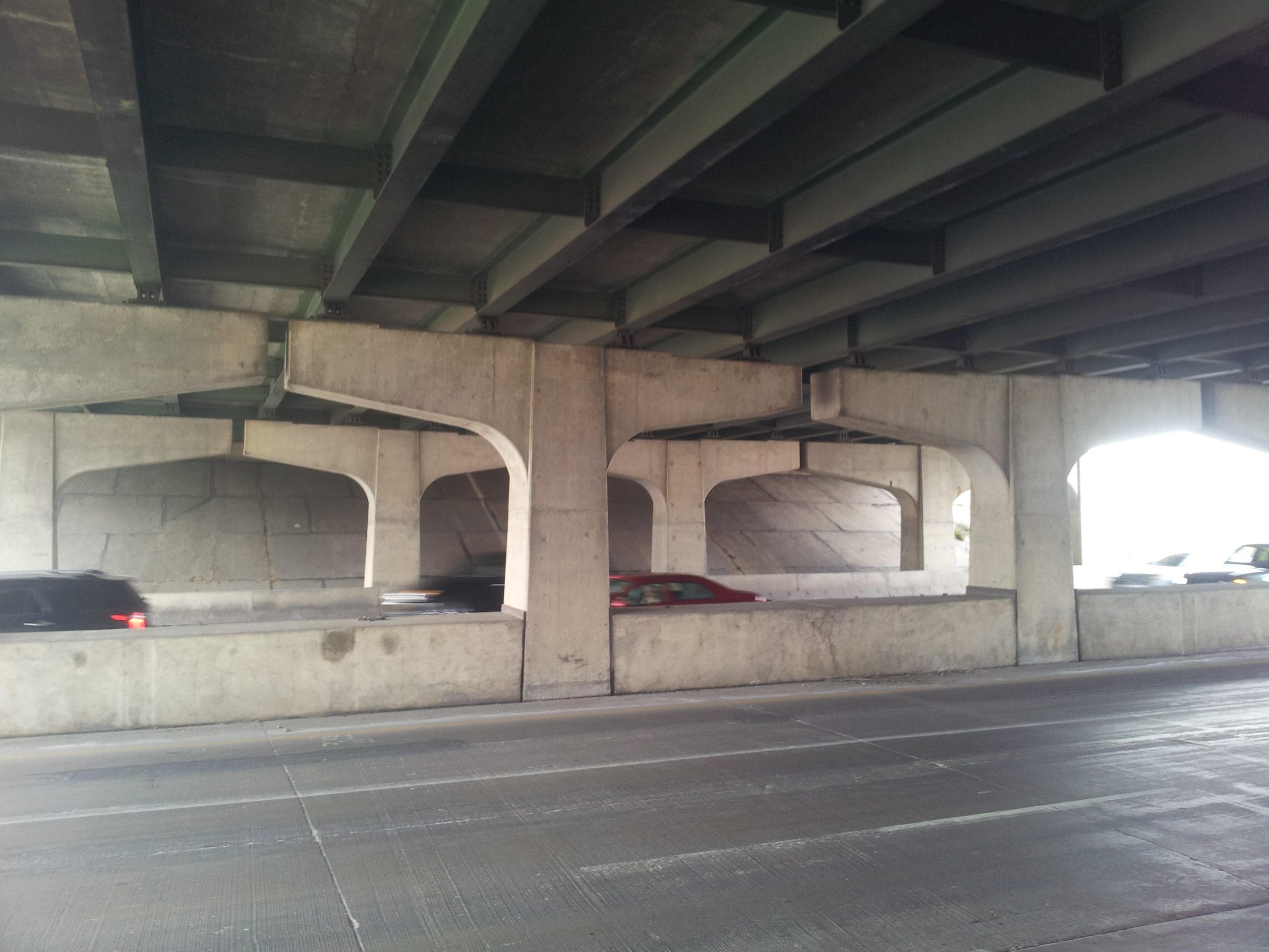 archways under overpass